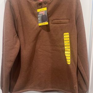 Coleman Black Bonded Henley Shirt